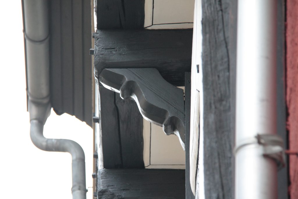 Haus Leinecke Detail Fachwerk