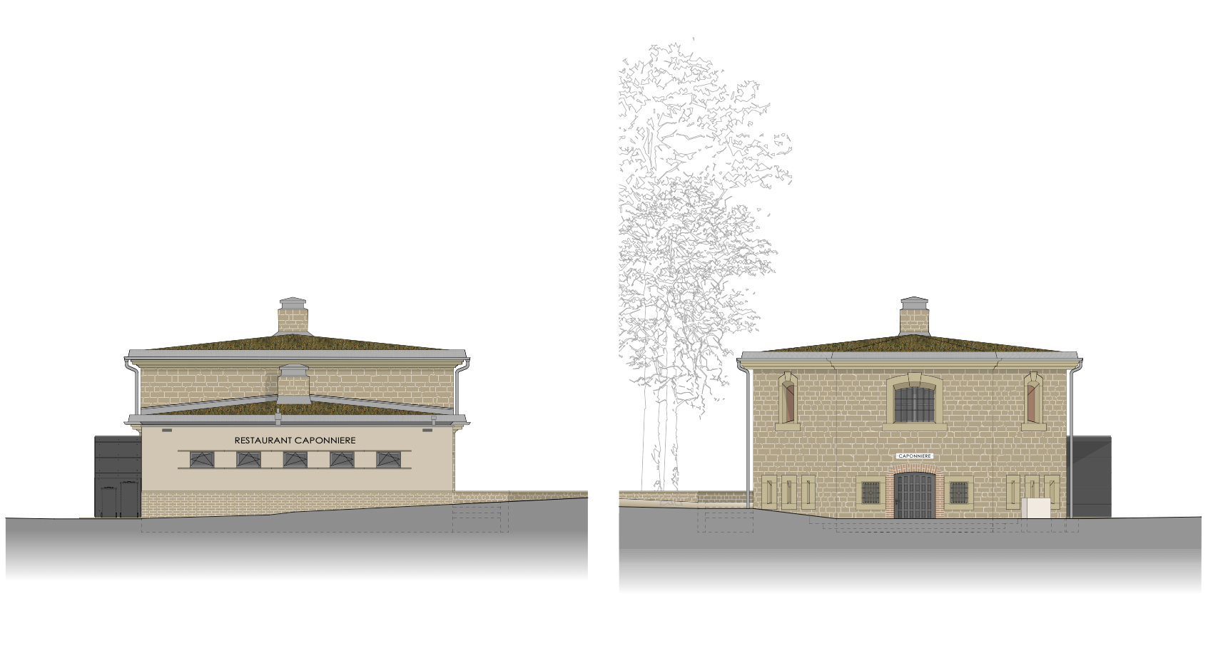 ega Caponniere Plan
