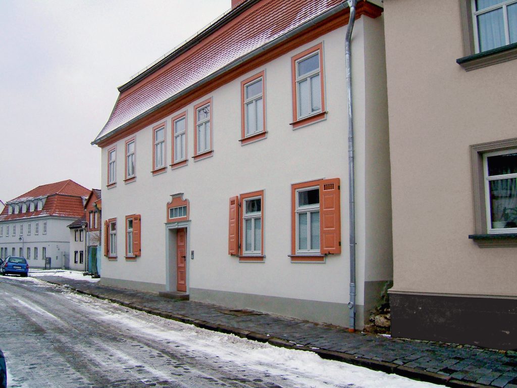 Straßenansicht EFH Sömmerda
