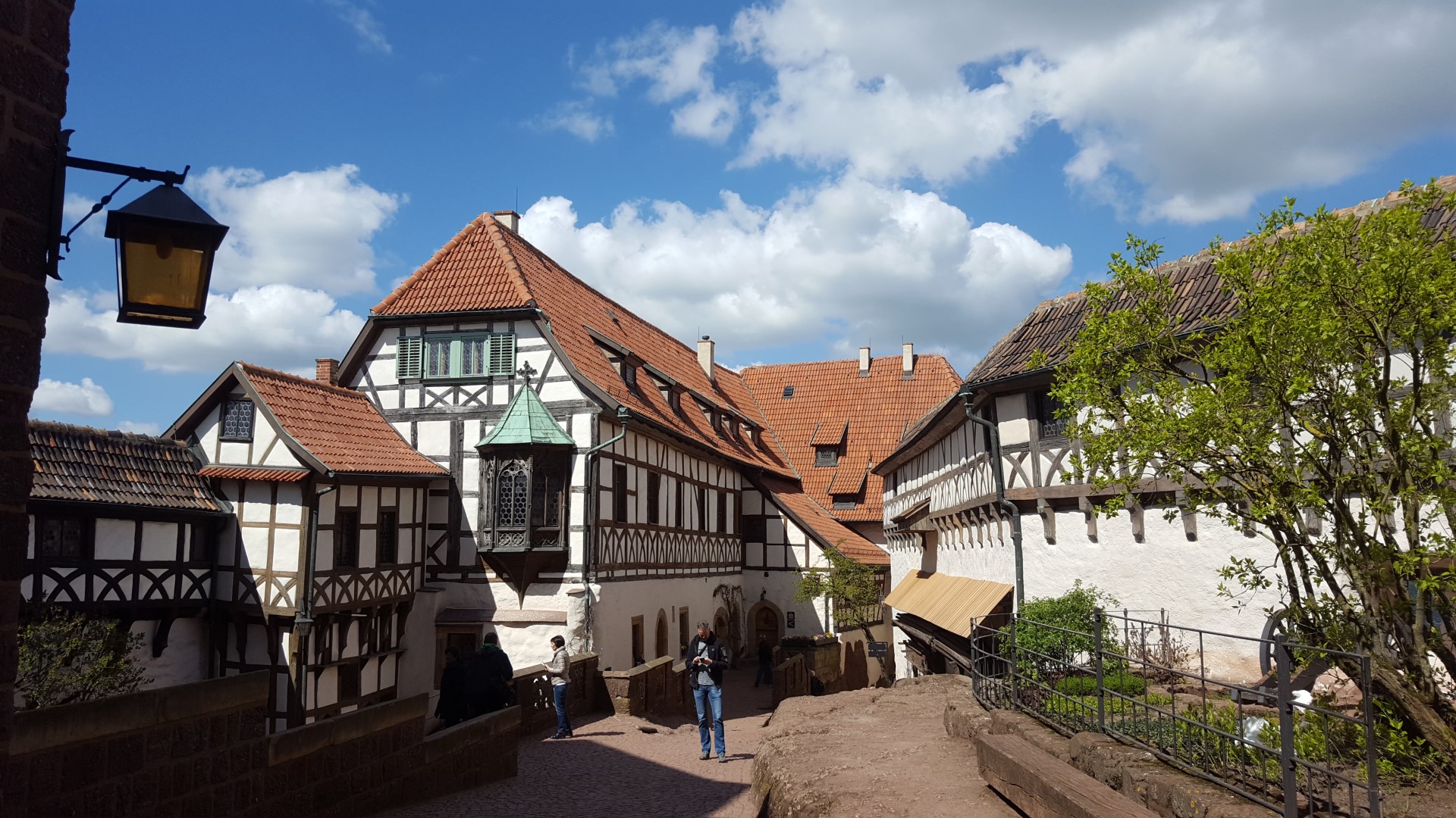 Wartburg Burghof Vorburg