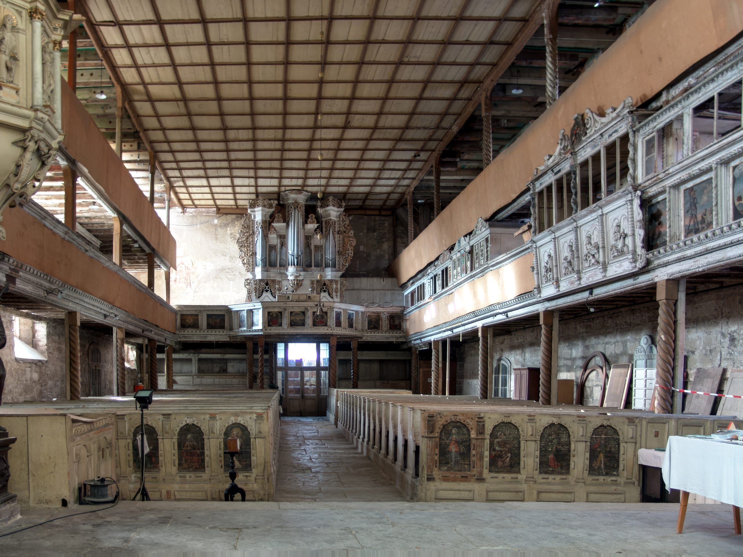 Stadtkirche Weißensee Bestand Innenraum