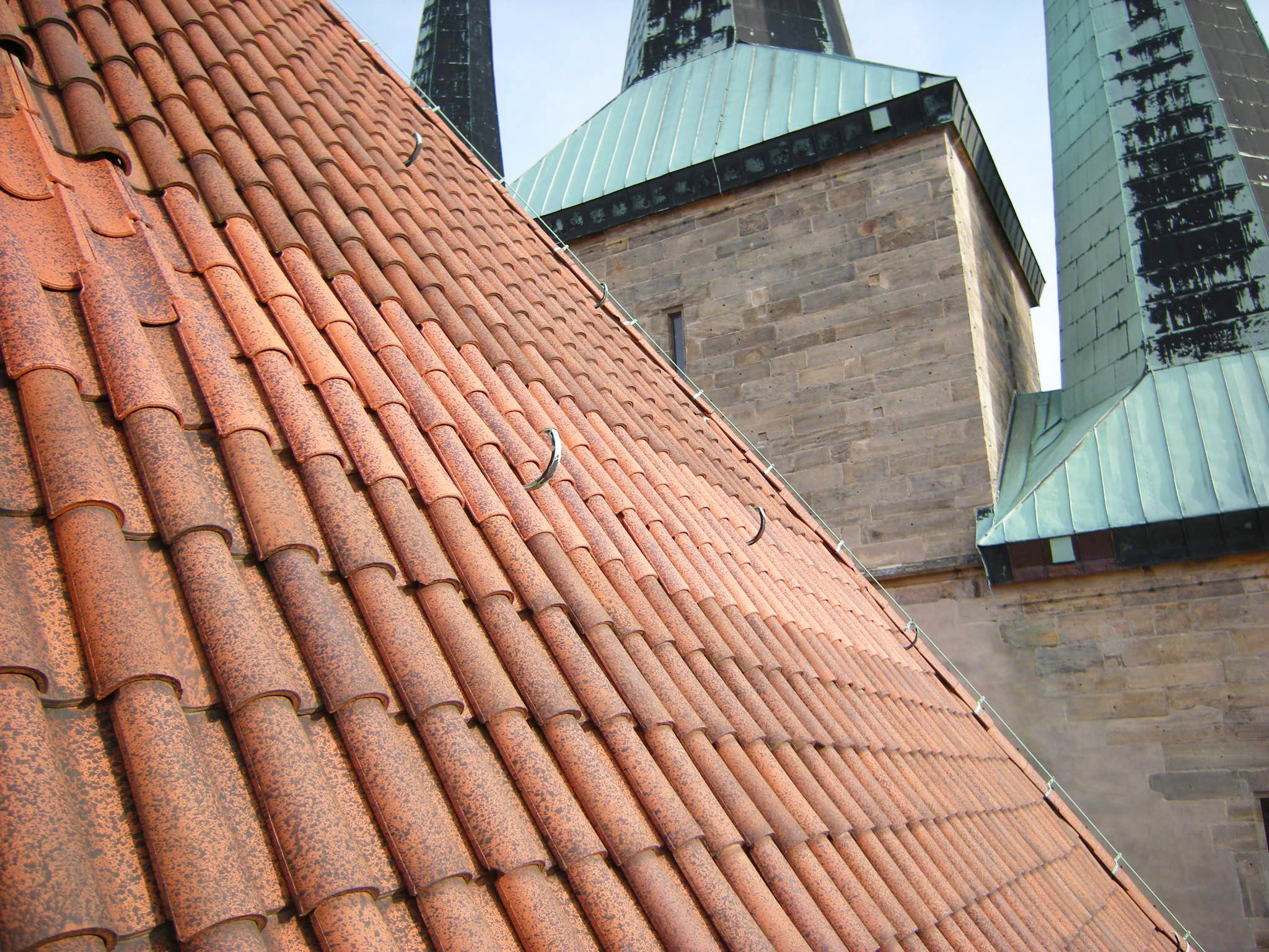Rückseite Dach St. Severi