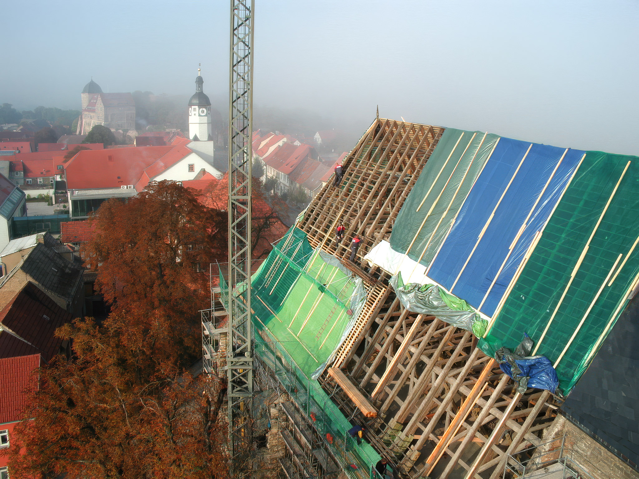 Stadtkirche Weissensee Dachsanierung