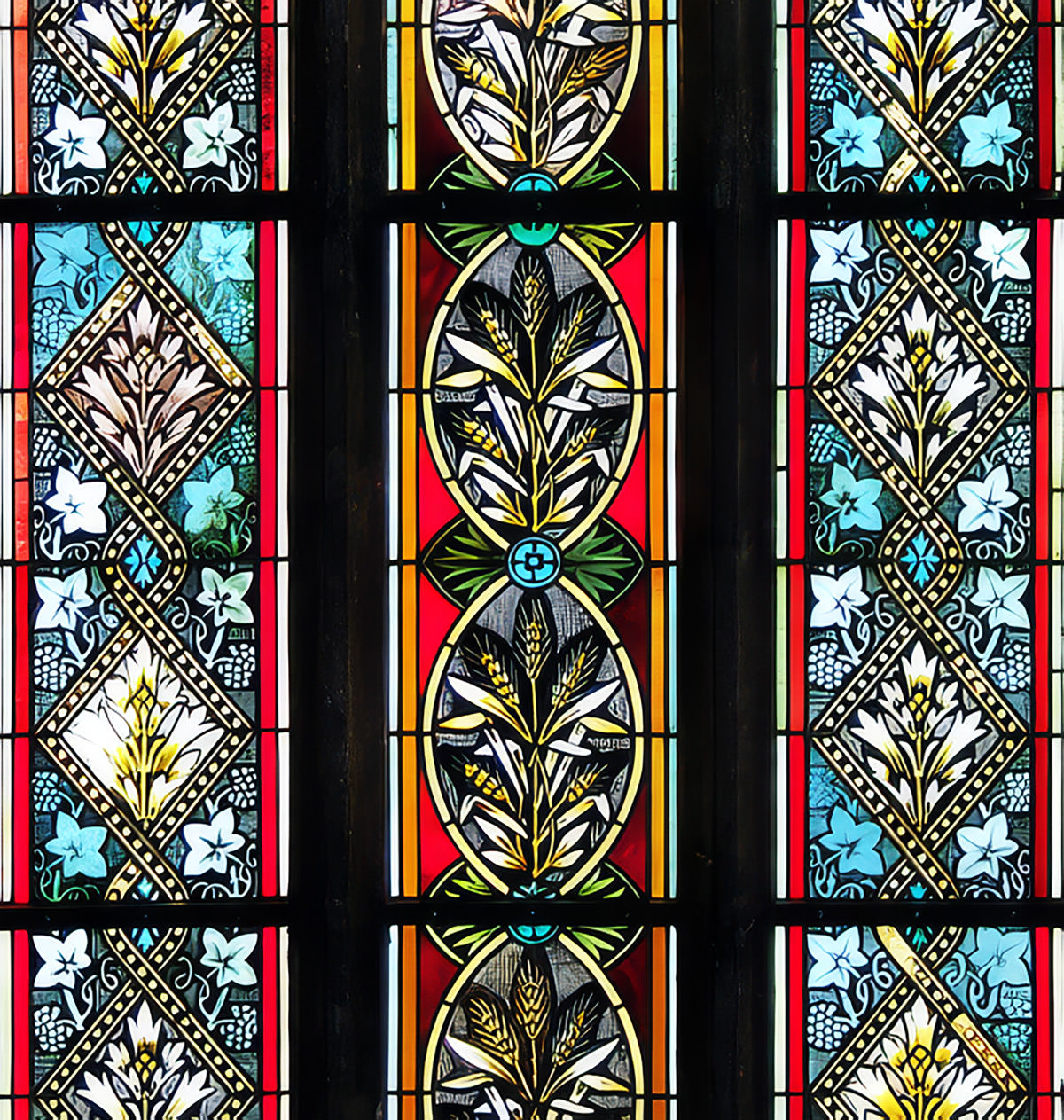 Stadtkirche Weissensee Bleiglasfenster
